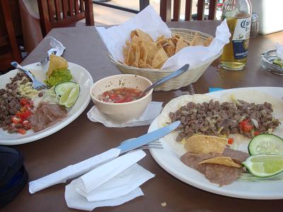 mexican food nachos, tortilla and salsa sauce